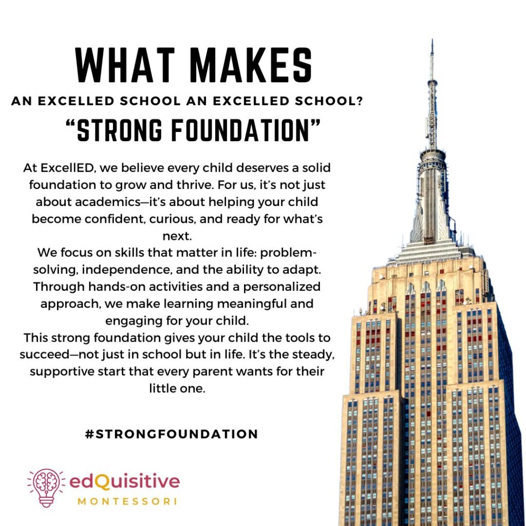 strong preschool foundation at excelled